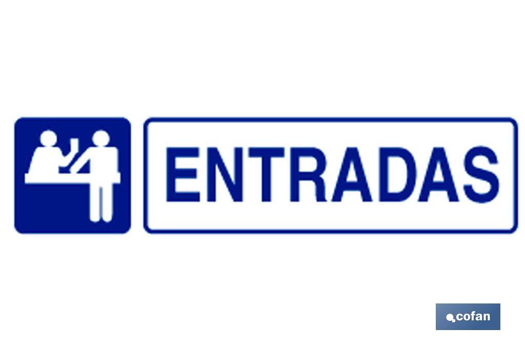 SEÑAL GLASSPACK ADHESIVA 250X62MM. (PACK: 1 UDS)